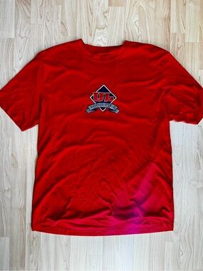 UL Branded Red Short-Sleeve Men’s T-Shirt